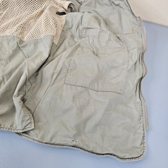 Cabelas Safari Vest Mens Large Beige Multi Pocket Fishing Hunting - Picture 15 of 16